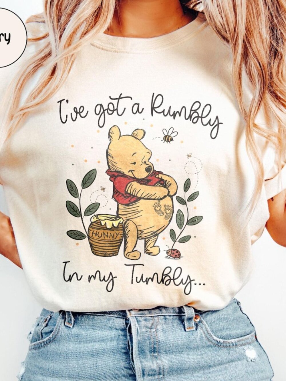 I've got a Rumbly In my Tumbly Shirt, Mommy To Bee, Winnie The Pooh Pregnancy